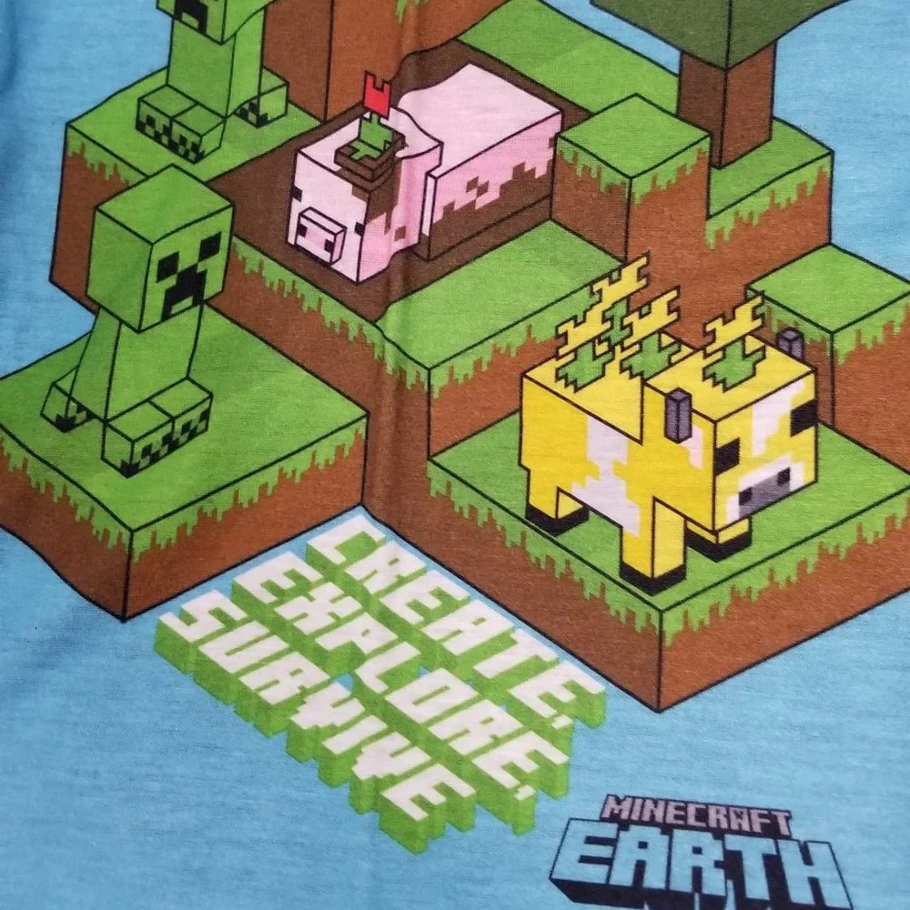 Minecraft Earth PJ'S Set - Picture 5 of 5